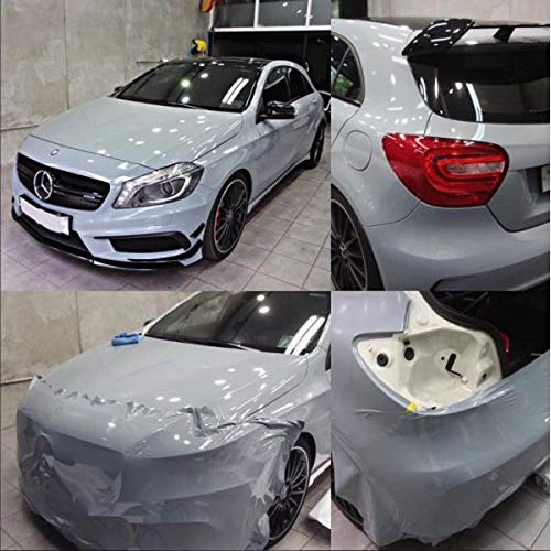 Grigio Silver Pellicola Adesiva Rivestimento Auto Car Wrapping