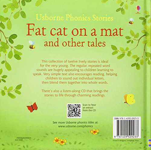 Fat cat on a mat and other tales + CD (Phonics Story Collections)