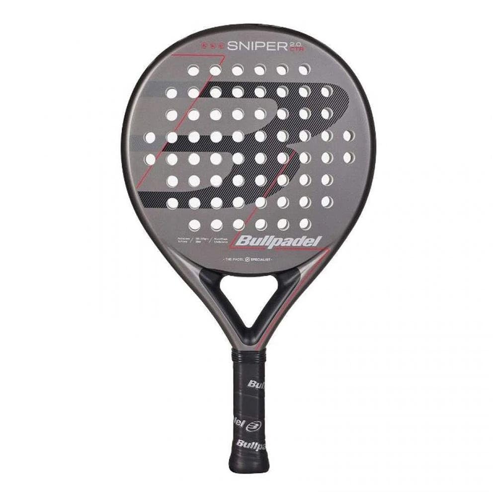 Pala de Pádel Bullpadel Sniper 2.0 Control 2026/ Gris y Roja