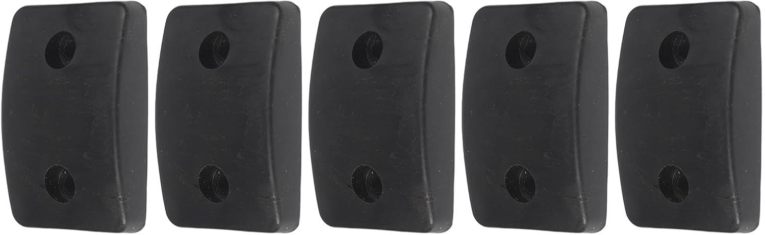 Rubber Shock-Absorbing Pads for Fitness Equipment, Non-Slip Vibration Dampeners for Treadmills and Bikes, Gym Machine Floor Protectors, Pack