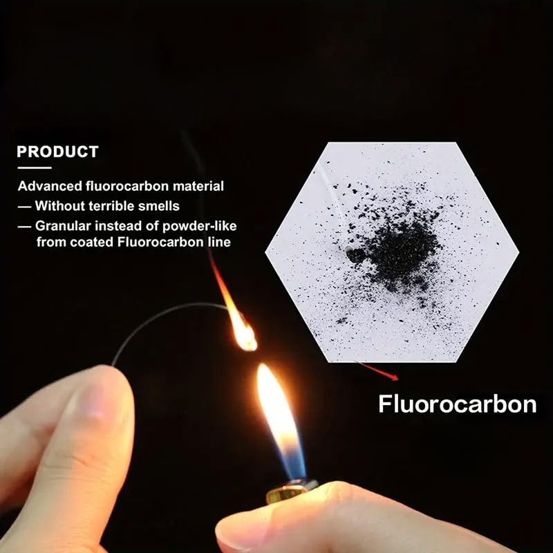 24pcs Líderes de Fluorocarbono para Pesca 24 piezas miniatura 4