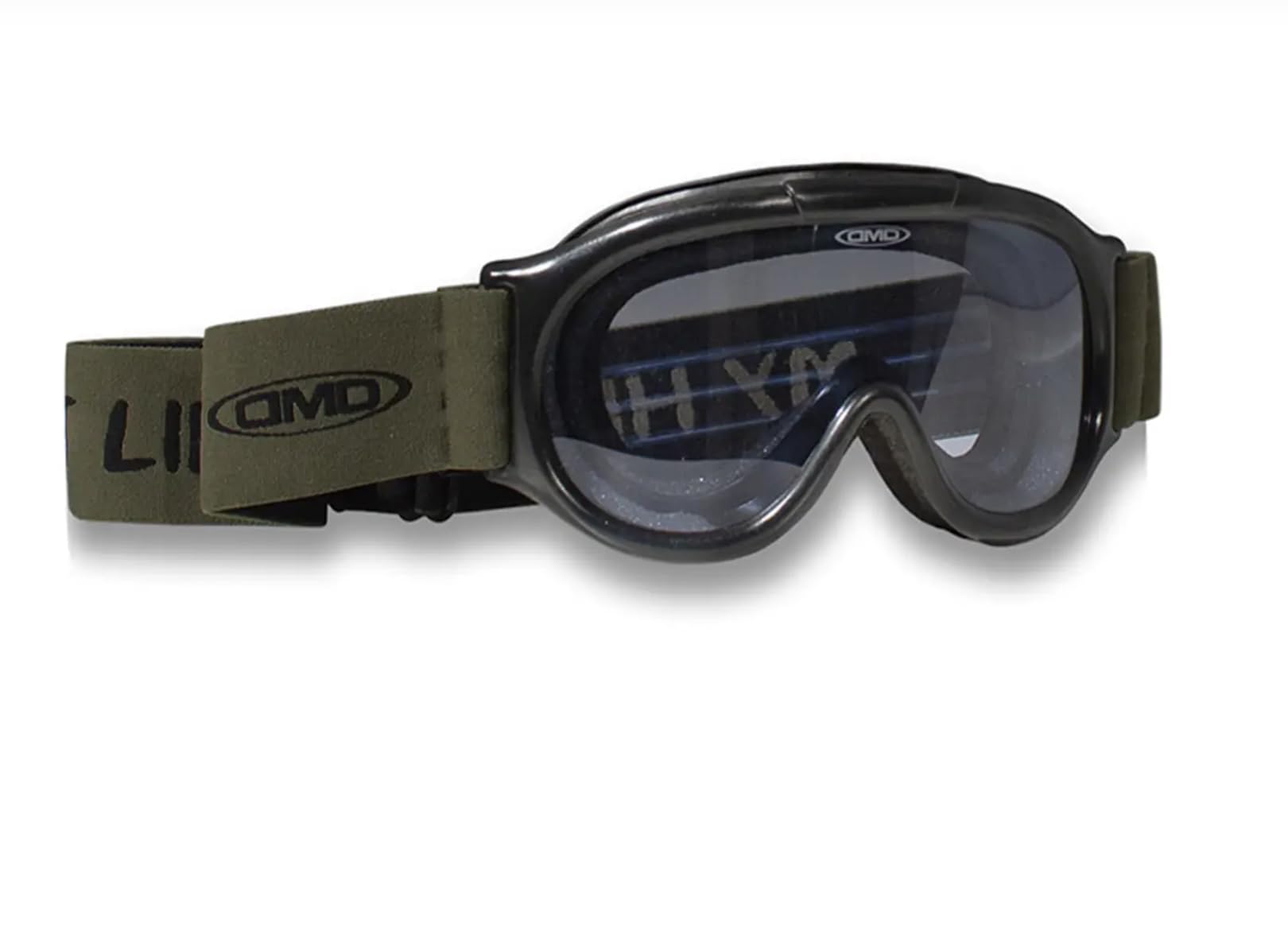 DMD Occhiali per Casco, Ghost Goggle Green Fumè, U