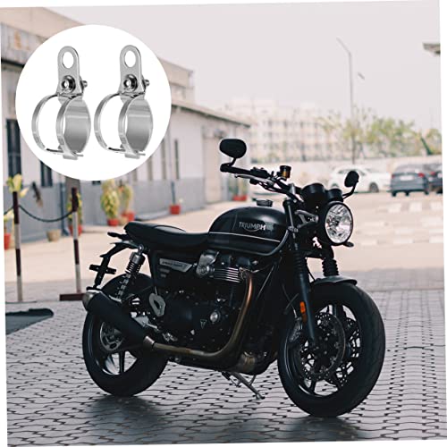 FAVOMOTO 2 Peças De Suportes De Montagem Suporte De Farol Suporte De Motocicleta Suporte De Luz Indi