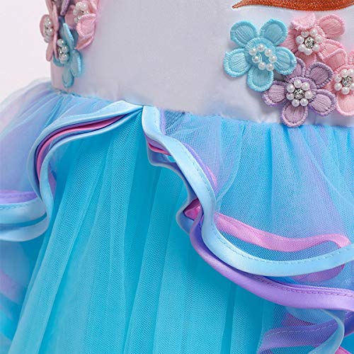 Disfraz Niña Unicornio Vestido Manga Larga Princesa miniatura 3