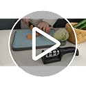 Image of WELLUCK Knife Sharpener Manual 3 Stage Knives Sharpner Tool Advanced Knife Sharpener for Kitchen Knife Sharpner Knives Sharpening Tool for Steel Knives (Black)