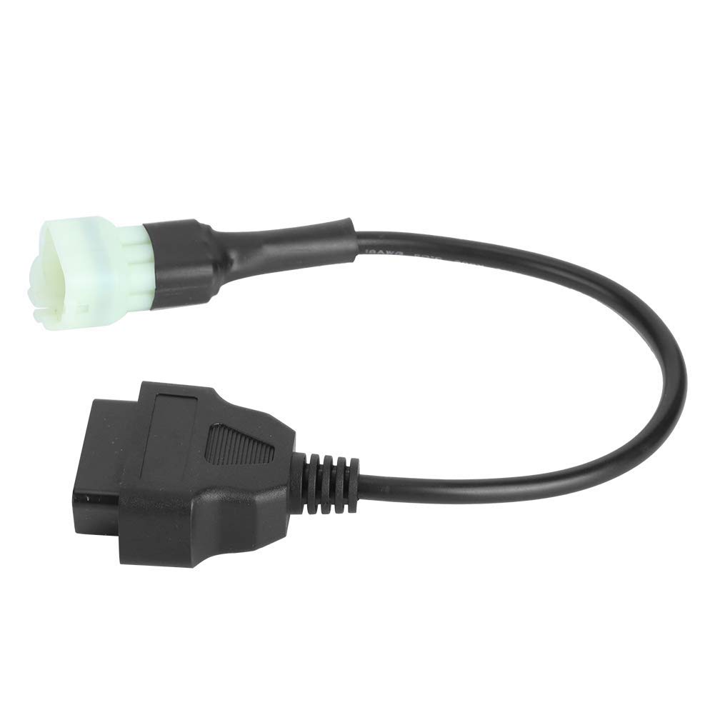 Aramox Motocykl 6-pinowy do 16-pinowy adapter OBD kabel adaptera kabel adaptera OBD2 adapter bluetooth diagnostyka i wykrywanie usterek silnika dla motocykli