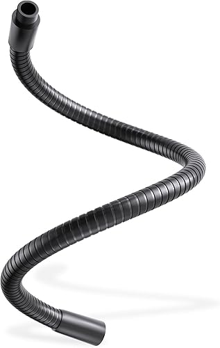 Cuello de cisne de micrófono de 19 pulgadas (rosca 58-27)  Brazo de micrófono universal resistente para soporte de micrófono, ajuste de 360, alta