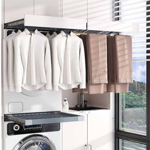 Barre de séchage extensible pour cravates ceintures et foulards de placard