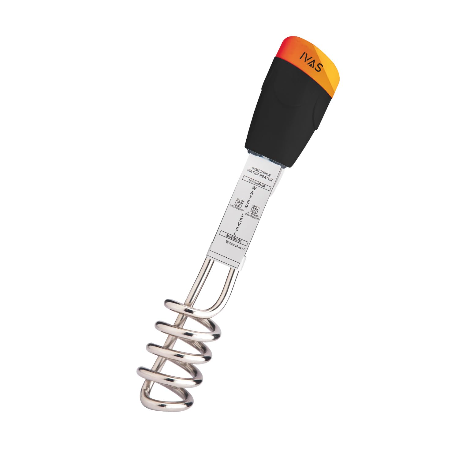 IVAS 1000 W Shock-proof Immersion Rod, Water-proof, Low Cost Water Heating, Indicator Light, High Grade Nickel Coated Copper Element, Bucket Clip, Double ISI Certified, 2-year warranty-image-0