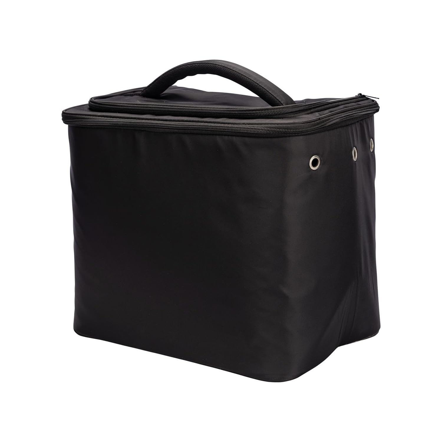 Dura-Tech Multi-Pocket Horse Riding Helmet Bag | Color Black | Padded Protection for Helmets | Multi-Pocket for Accessories | Inclusive Shatterproof Mirror | Sleek Black Design