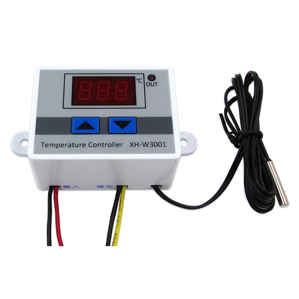 Robodo XH-W3001 DC 12V 120W Digital Microcomputer Thermostat Switch