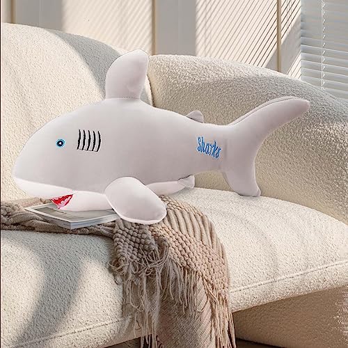 Generic Boneca de pelúcia tubarão de almofada de tubarão para dormir e abraçar travesseiros para o H