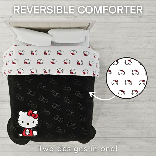 Image of Hello Kitty Bedding Super Soft Cozy Microfiber Reversible Comforter, Full, (Officially Licensed Product) By Franco Collectibles