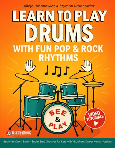 Learn to Play Drums: Beginner Book with Tutorials