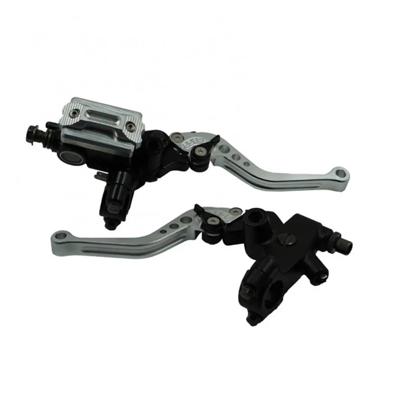 WKDYRIWO 2Pcs 22mm CNC Hydraulic Disc Brake Upper Pump Motorcycle Clutch Handbrake Levers Lever Motorcycle Brake Clutch Levers