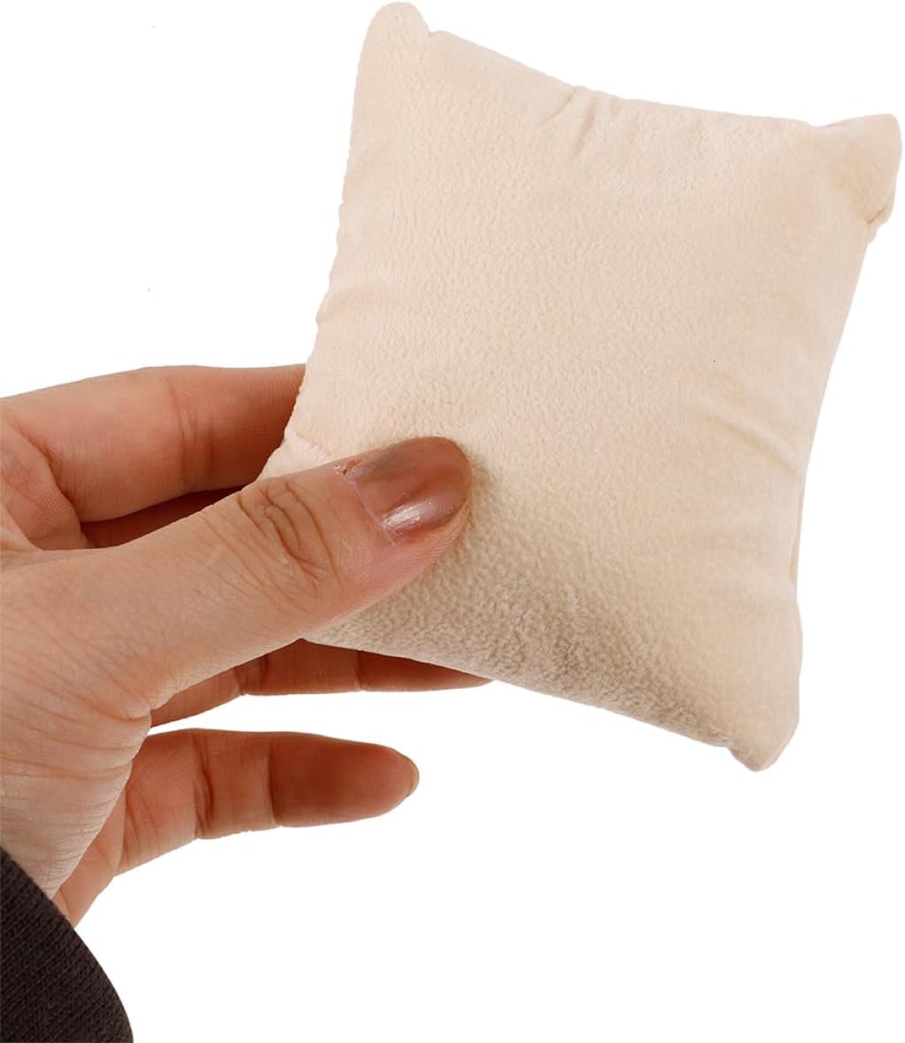 Artibetter 20pcs Silk Cotton Watch Display Pillows Soft Velvet Cushions for Jewelry Bracelets and Watches Protective Small Display Pillows for Elegant Presentation