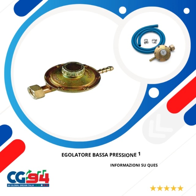 Regolatore A Bassa Pressione GOK 310/702-1 – 3 Uscite KLF X 3 X G 1/4 LH – 50 Mbar – 1 Kg/h – Per Bombole Gas