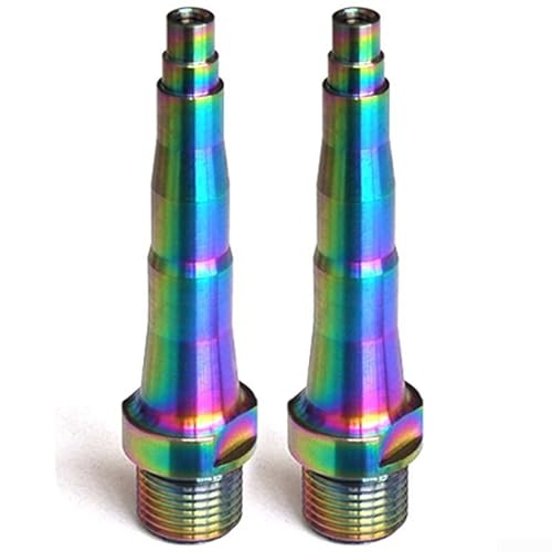 60g TC4 Alloy Pedal Spindle Axle for SpeedPlay Pedals, 73mm 76mm 78mm Options, Silver Color, Replacement Parts（76mm Colorful）