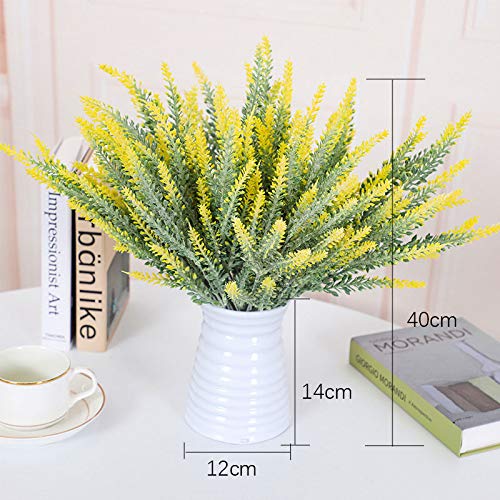 Pampas Grass Artificial Flores Decorativas Primavera Lavanda miniatura 4
