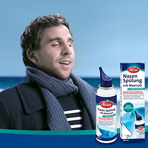 ABTEI Nasenspülung mit Meersalz - Meerwasser Nasenreiniger - 100 ml – Ansicht 3