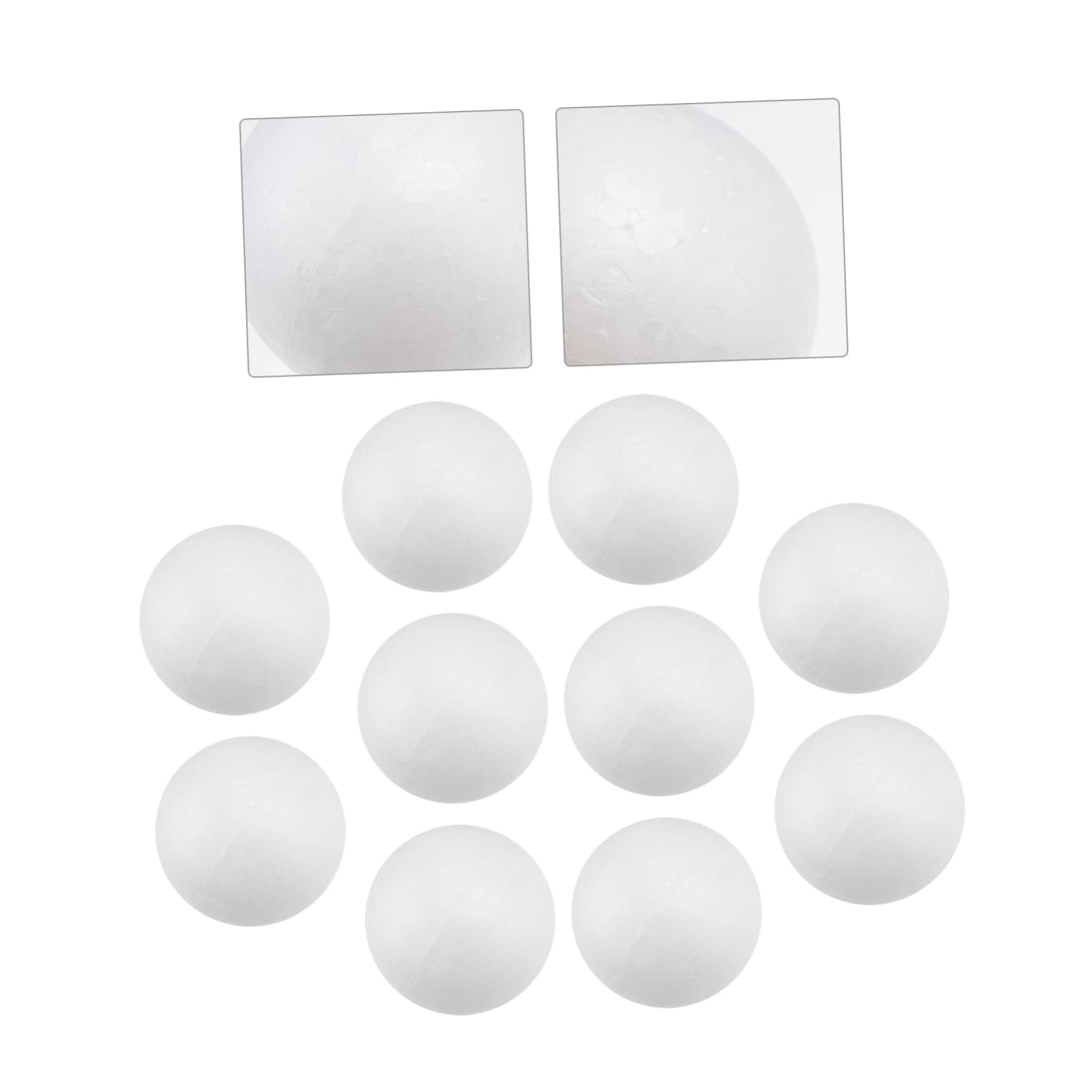 10pezzi Palline di Polistirolo da Solide e Artigianali per Decorazioni Natalizie Modelli Molecolari e attività Creative