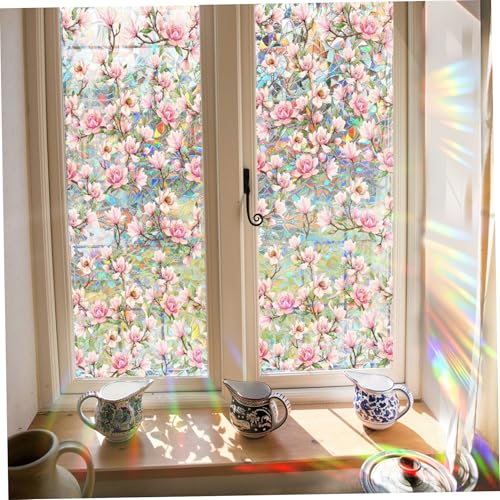 Catálogo de Vidrieras disponible en línea. 47 Kalastussaari Película de vidrieras de vidrieras, película Ventana PVC y Ventana PVC a Prueba Rayos 79x17 Pulgadas, privacidad extraíbles no Adhesivas, Vidrio Decorativo para la...