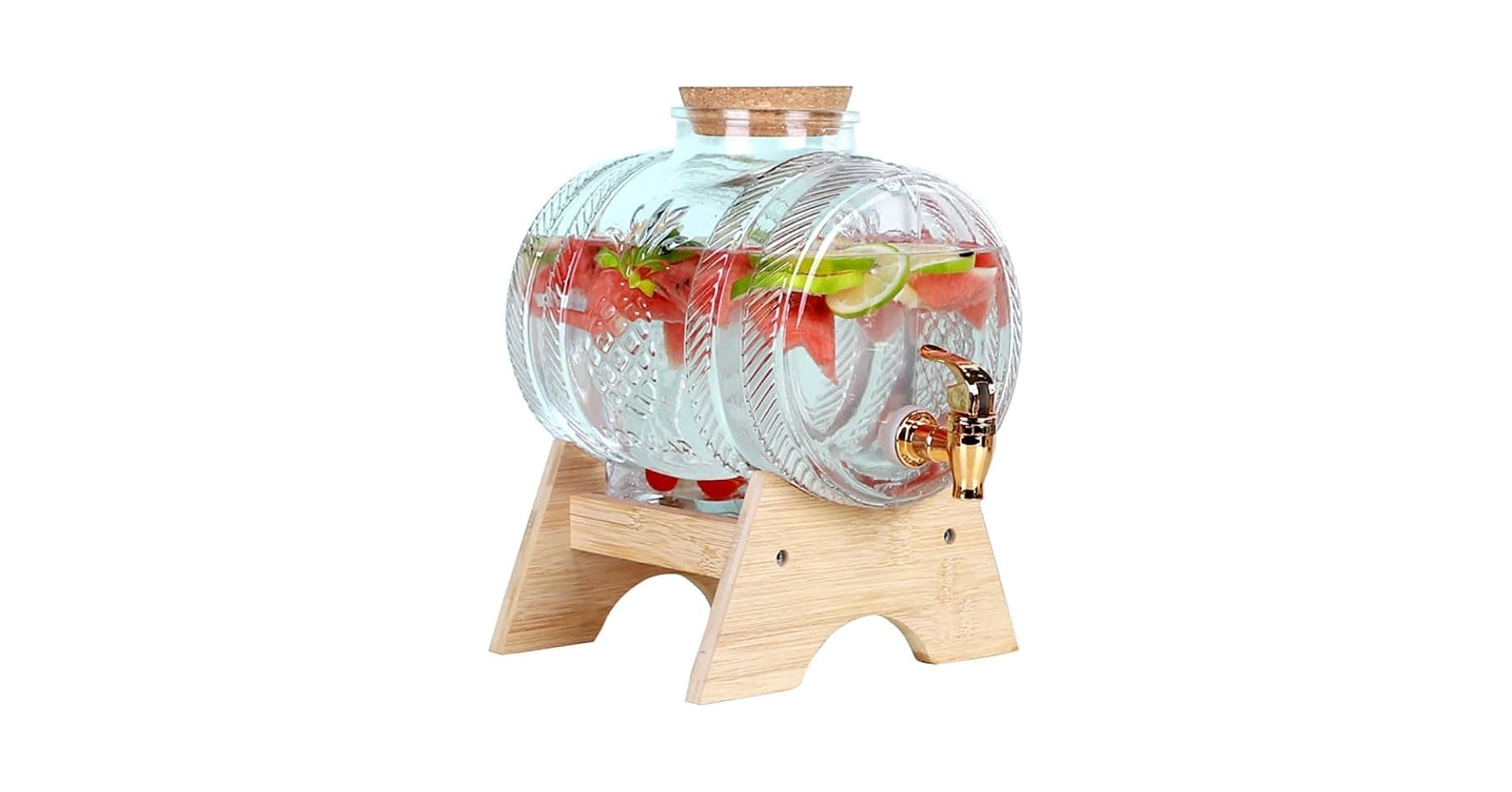 Amazon | Aooseet ガラスドリンクディスペンサー ドリンクサーバー ABS Amazon | Aooseet ガラスドリンクディスペンサー ドリンクサーバー ABS