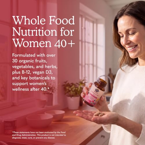 Garden of Life Organics Women's 40+ Multivitamin, Vegan, 60 Tablets - image 3