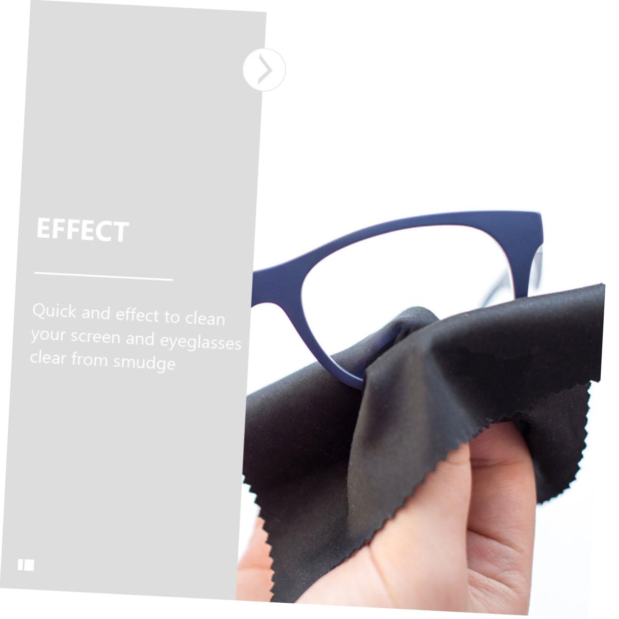 GLEAVI 120piezas Paquete De Paños De Microfibra Para Limpiar Gafas y Pantallas Suaves y Reutilizables Eficaces Contra Manchas y Huellas Para Hogar y Viajes