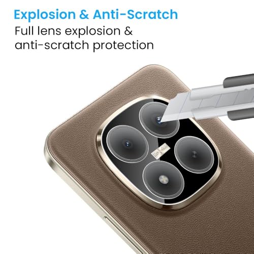 Image of FIRST MART Black Camera Lens Protector for Redmi Note 15 Pro Plus | 9H Tempered Glass, HD Clear, Scratch Resistant, Anti-Fingerprint, Case-Friendly | Pack of 1