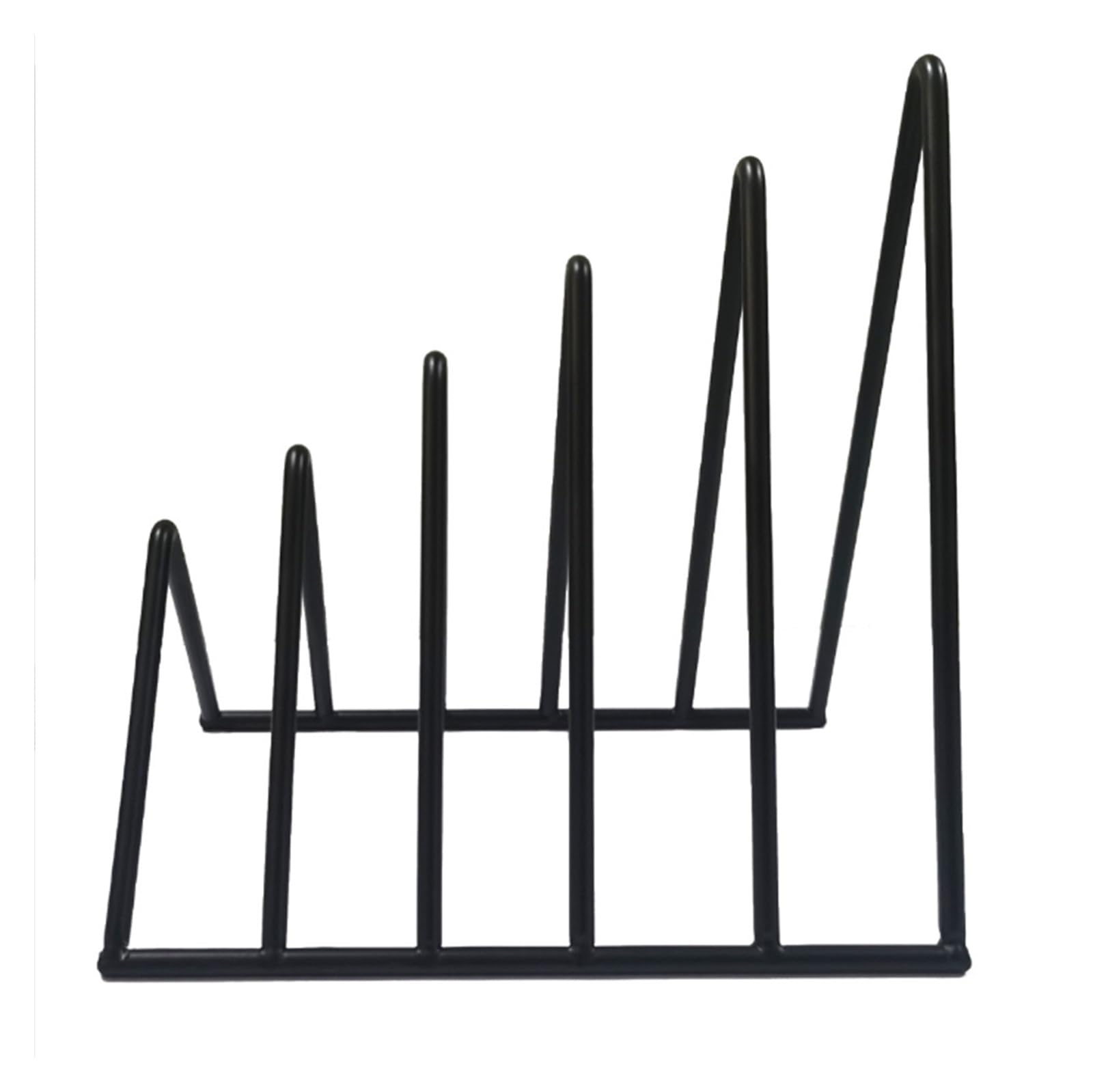 Ptasccne Stepped-Type Iron Triangle Magazine Holde Desktop Small File Folder Magazine Rack Perfect for Home Office magazine rack