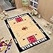 Gaoao Dywaniki do koszykówki, niezbędny dywan dla entuzjastów NBA koszykówki, fanów sportu koszykówki dywan sportowy dywan antypoślizgowy dywan