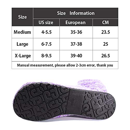 Image of Womens Non-slip Waterproof Slipper Socks With Grippers