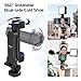 Kaitezenz Cell Phone Tripod Mount, Universal Tripod Phone Mount with 2 Cold Shoes, 360° Rotates 180° Tilts Camera Hot Shoe Phone Mount Smartphone Tripod Holder Adapter for iPhone Samsung All Phone