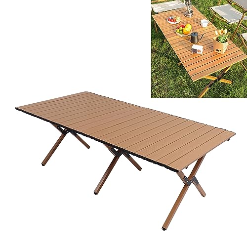 Table de camping pliante Jeffergarden en aluminium - 6