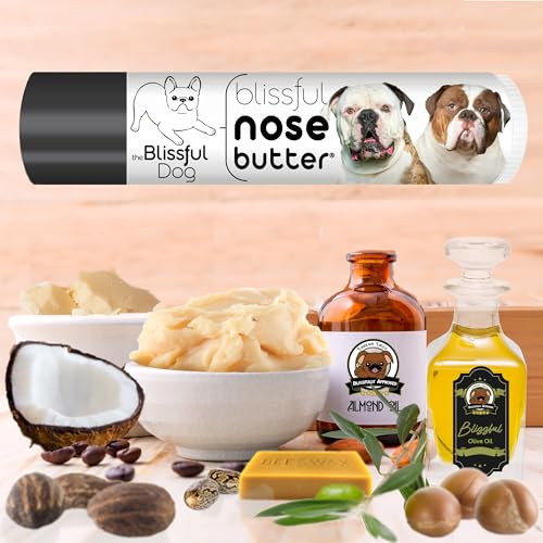 Image of The Blissful Dog American Bulldog Nose Butter, Versatile Dog Nose Balm for Dry Nose, Handcrafted Nose Moisturizer, Easy-to-Apply Dog Essentials, Unscented, 0.15 oz.