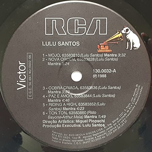 Lulu Santos - Lp Toda a Forma de Amor - 1988