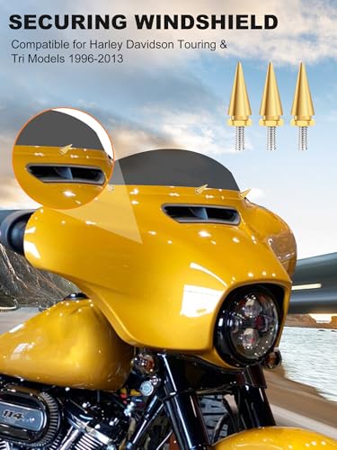 Image of Windshield Bolts Gold, Fairing Bolts