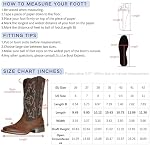Ladies Square Toe Western Cowboy Boots for Women Fashion Country Distressed Cowgirl Boots