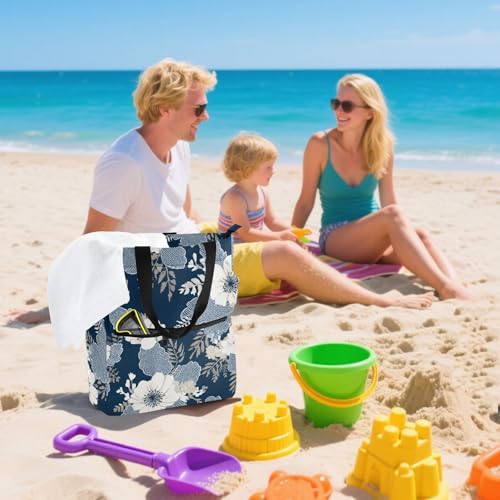 Bolsa resistente para profesores con bolsillo externo con cremallera y diseño bohemio 7
