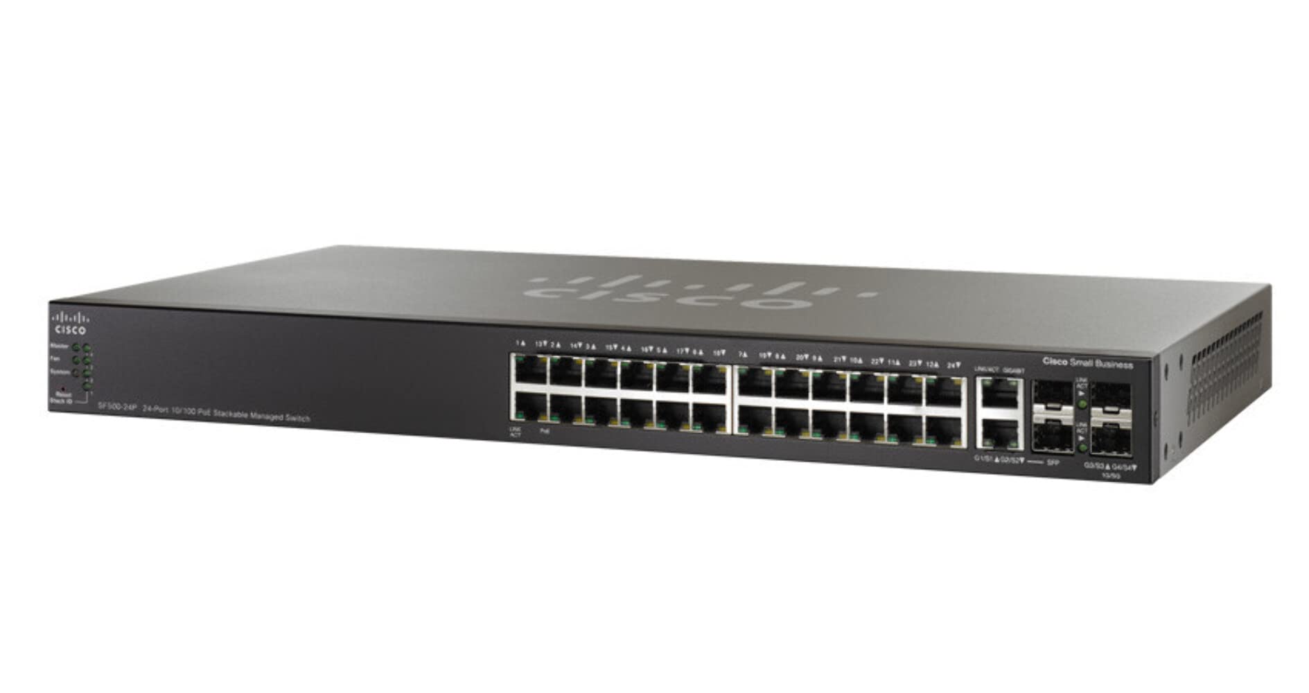Cisco SF220-24P 24-Port 10/100 PoE Smart Plus Switch