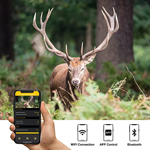 coolife Wildkamera WiFi 4K 32MP Wildkamera mit Bewegungsmelder Nachtsicht 125° Erfassungswinkel Auslösegeschwindigkeit 0… – Bild 3
