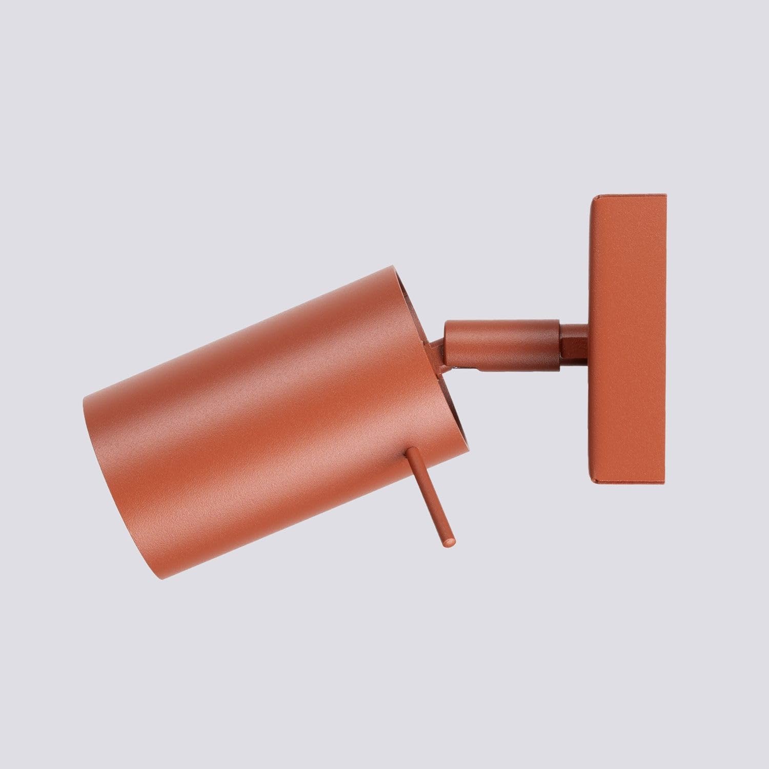 Licht-Erlebnisse Wandspot GU10 verstellbar Ockerrot Stahl B:8 cm Modern flexibel akzentuiert Büro Arbeitszimmer Schlafzimmer Leselampe Wandstrahler Wohnzimmer