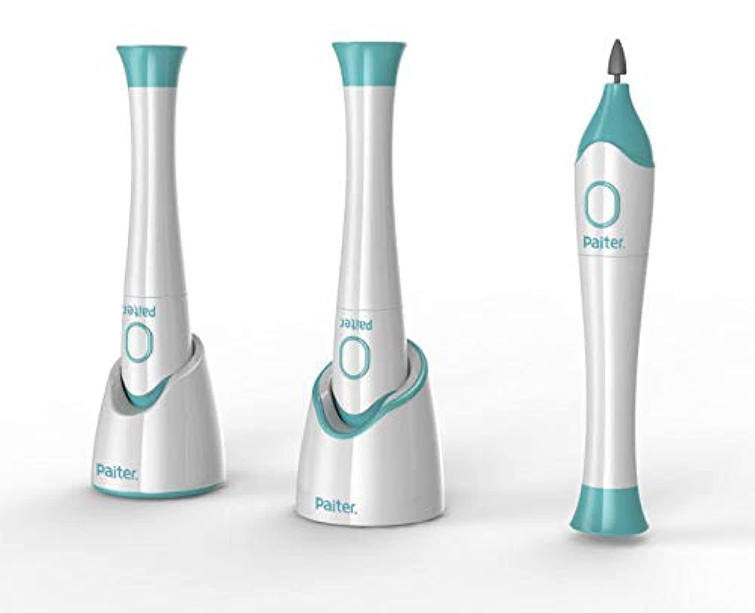 Paiter 5 IN 1 Manicure Pedicure set with Stand - The Complete Portable Nail Drill System with Buffer, Polisher, Shiner, Shaper and UV Dryer