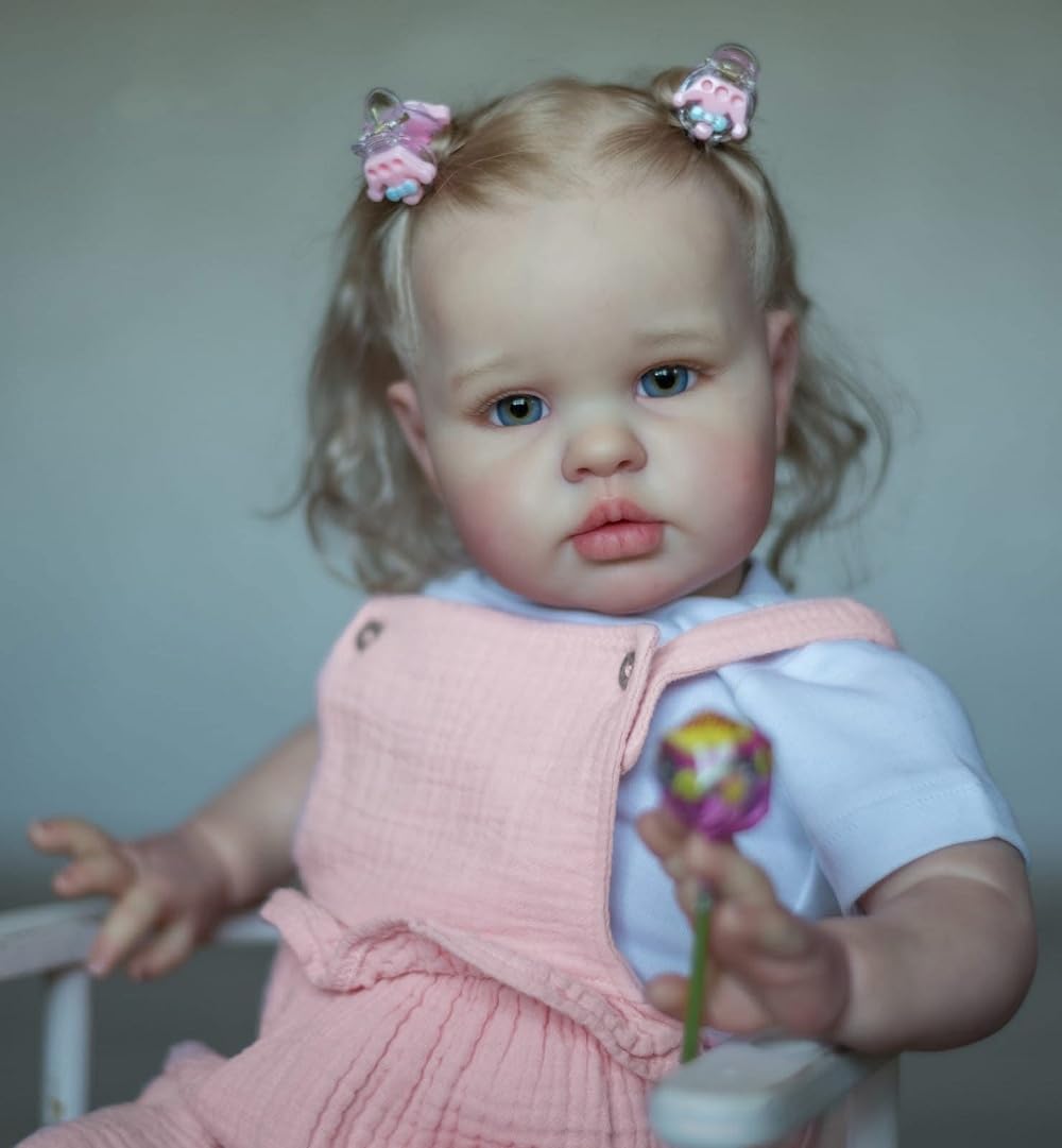 Hserial reborn dolls 24inch baby silicone babies girl realistic toddler boy
