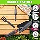 9 Stück Gartengeräte, Balkon Werkzeug Set, Kohlenstoffstahl Garten Werkzeug Set, Hochleistungs-Edelstahl-Gartengeräte mit Rutschfestem Griff, Garten Zubehör für Pflanzen und Gartenarbeit