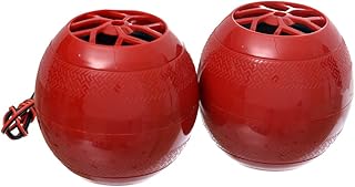 Good morning 3 inch round speaker set - red