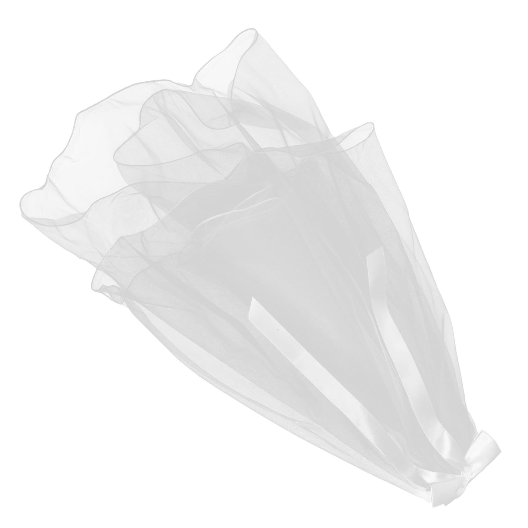 VALICLUD 5stücke Hochzeit Schleier Mit Doppelter Haarschleife Romantischer Brautschleier Für Hochzeiten Ohne Perlen Elegante Brautaccessoires Für Unvergessliche Momente