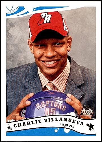 2005 Topps #227 Charlie Villanueva Toronto Raptors (Basketball Card) NM/MT Raptors UCONN