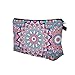 Deanfun Roomy Cosmetic Bag,3 piece Set Waterproof Travel Toiletry Pouch Makeup with Zipper (Mandala 1)